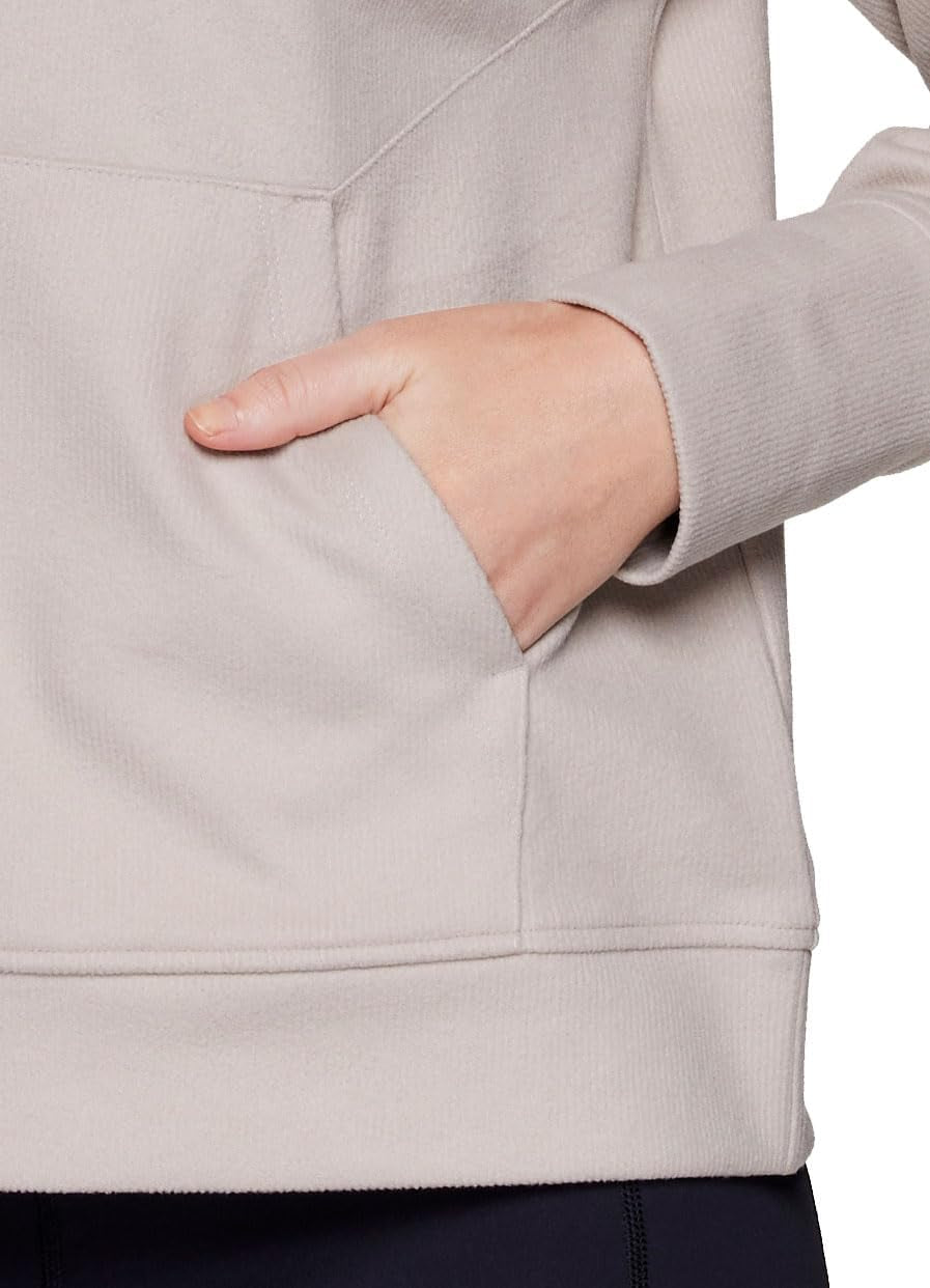 Active Women'S Lightweight Mock Neck Fleece 1/4 Zip Sweatshirt with Pockets